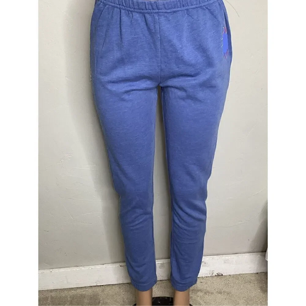 New. WILDFOX light blue sweatpants. Small. Retails $118